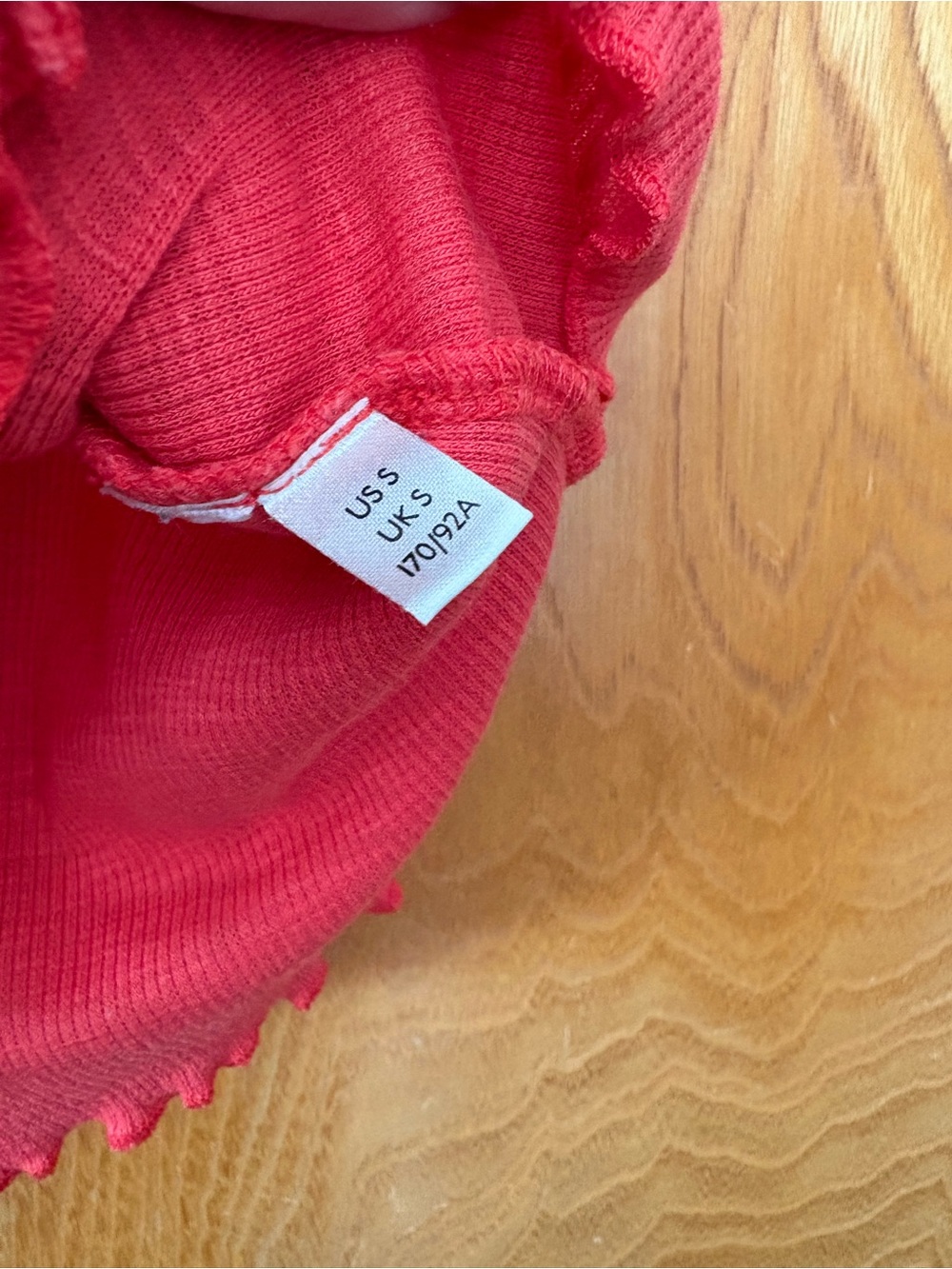 Free People Coral Ribbed Button-Front Tank S - Picture 4 of 7